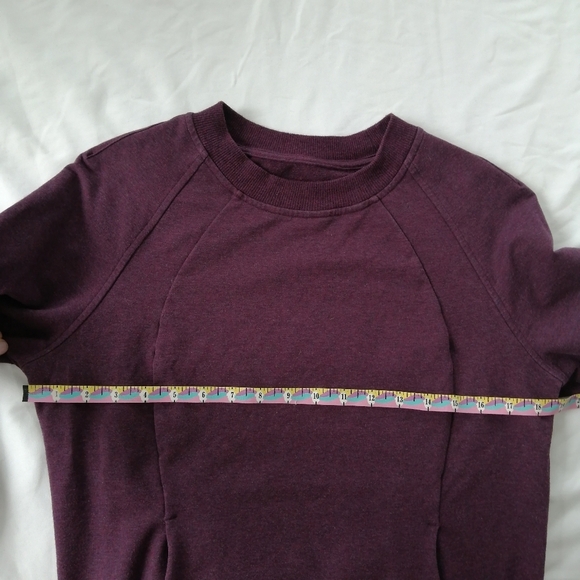 Lululemon Scuba Crewneck Sweatshirt Heathered Marvel Pink/Purple W3CB2S 6 - Picture 11 of 16